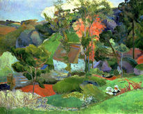 Landscape at Pont Aven, 1888 by Paul Gauguin (ID 03046)